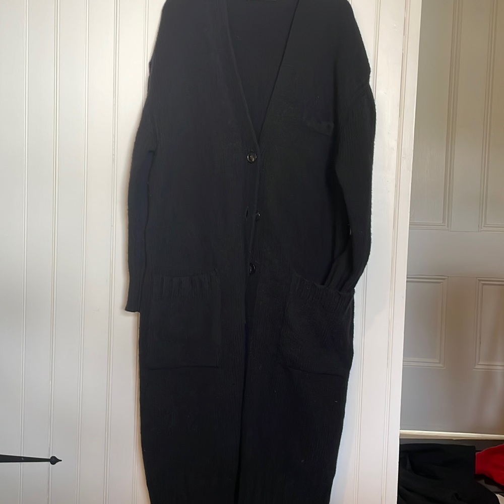 Duster length Sweater